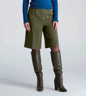 Shorts Pinces Verde - ELLY