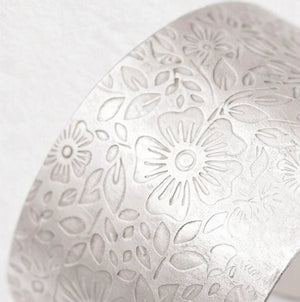 Silver plated brass bracelet - ELLY