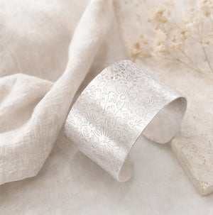 Silver plated brass bracelet - ELLY