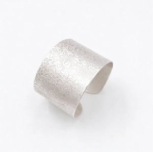 Silver plated brass bracelet - ELLY