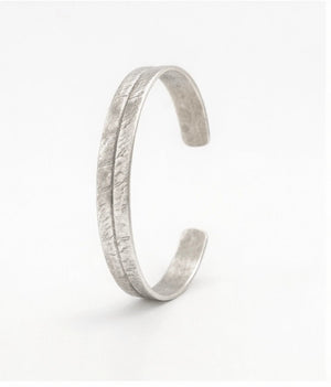 Silver plated brass bracelet - ELLY