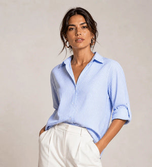 Striped Shirt – Azzurro - ELLY