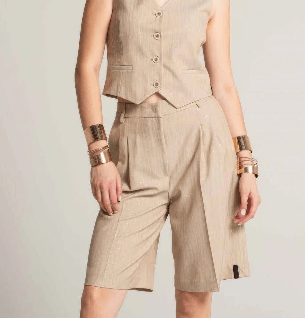 Tailored Bermuda Shorts - ELLY