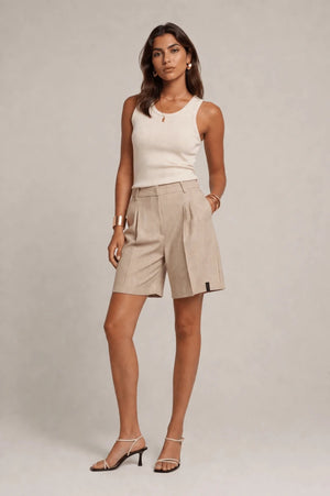 Tailored Bermuda Shorts - ELLY