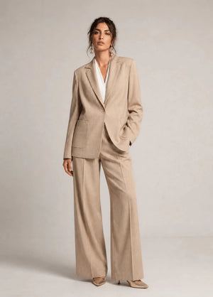 Tailored Wide - Leg Pants - ELLY