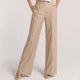 Tailored Wide - Leg Pants Beige - ELLY