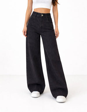 Timeless Black Flare Jeans - ELLY