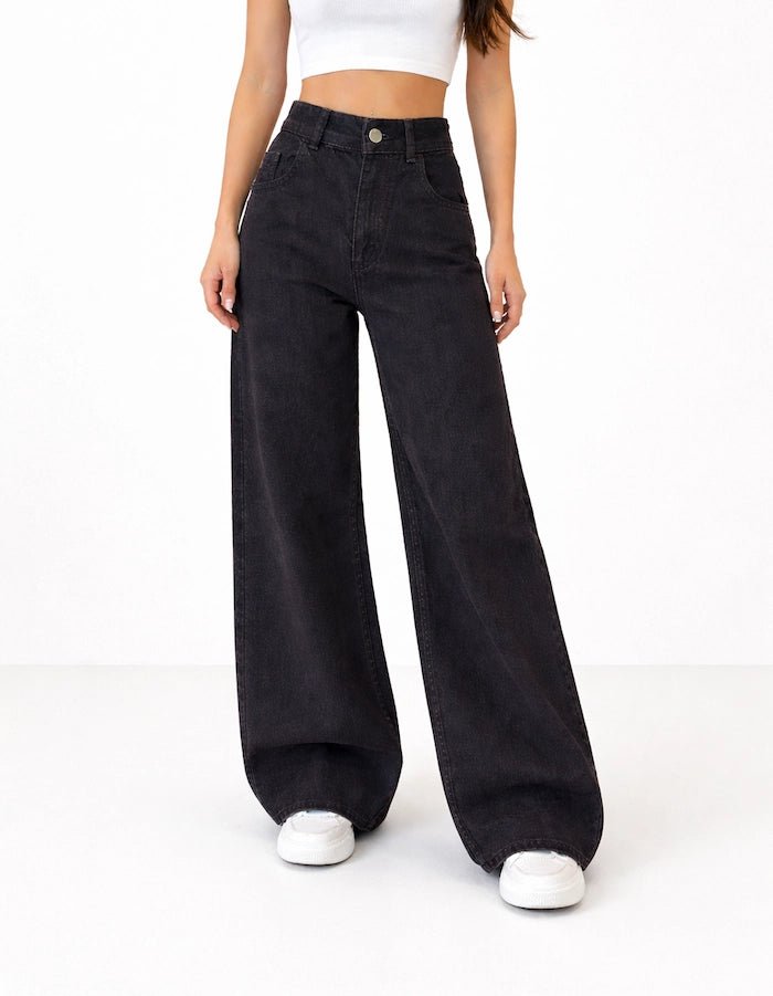 Timeless Black Flare Jeans - ELLY