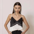Top Camilia in Bianco Nero - ELLY