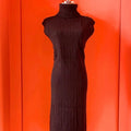 Treccia Turtleneck Knit Dress - ELLY