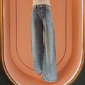 Vintage Indigo High - Waist Wide - Leg Jeans - ELLY