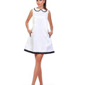 Vintage - Inspired Monochrome Shift Dress - ELLY