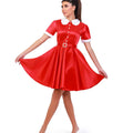Vintage Whimsical Rouge Dress - ELLY