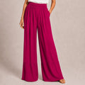Wide - Leg Pants – Fuchsia - ELLY