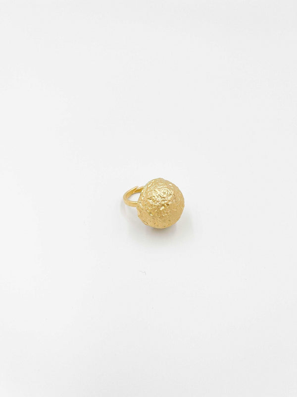 18 karat gold plated copper ring - ELLY
