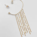 18 karat gold plated earrings adorned with crystal ornaments - ELLY