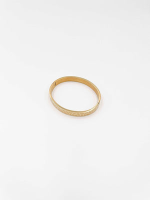 18 karat gold plated stainless bracelet - ELLY