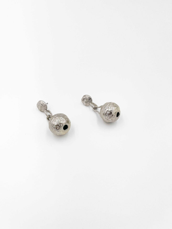 18 karat silver plated copper earrings - ELLY