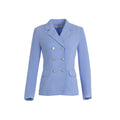 Blue Linen Blazer - ELLY
