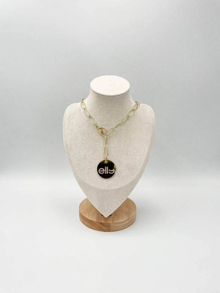 ELLY Necklace - 18 Karat Gold Plated Brass Chain - ELLY