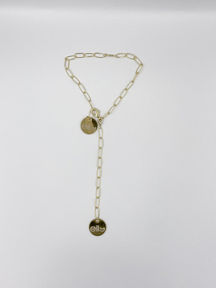 ELLY Necklace - 18 Karat Gold Plated Brass Chain - ELLY