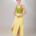 Empire Yellow Long Skirt - ELLY