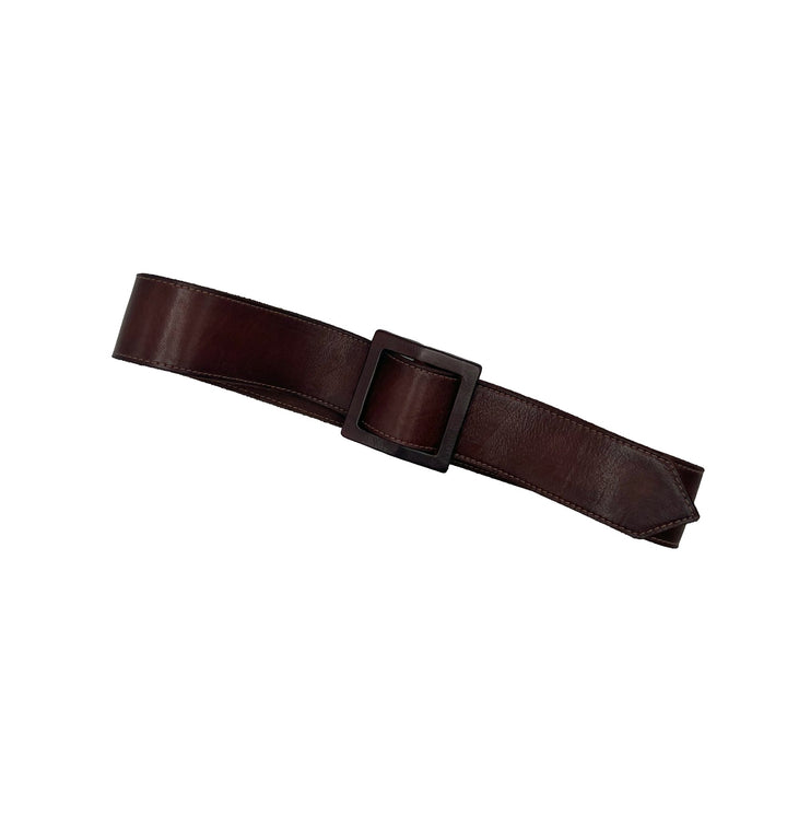 Handmade Leather Belt - Classic Brown - ELLY