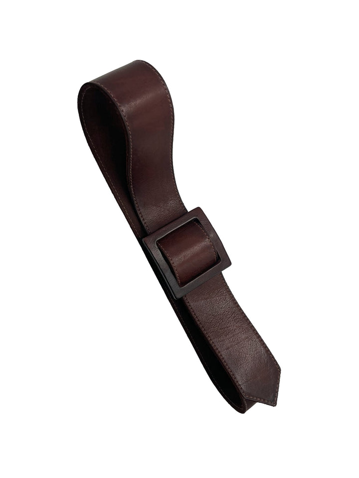 Handmade Leather Belt - Classic Brown - ELLY