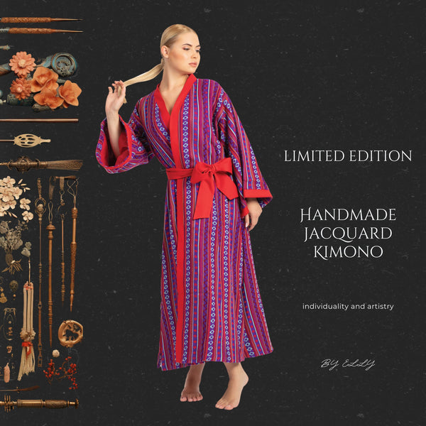 Handmade Limited Edition Multicolor Kimono - ELLY