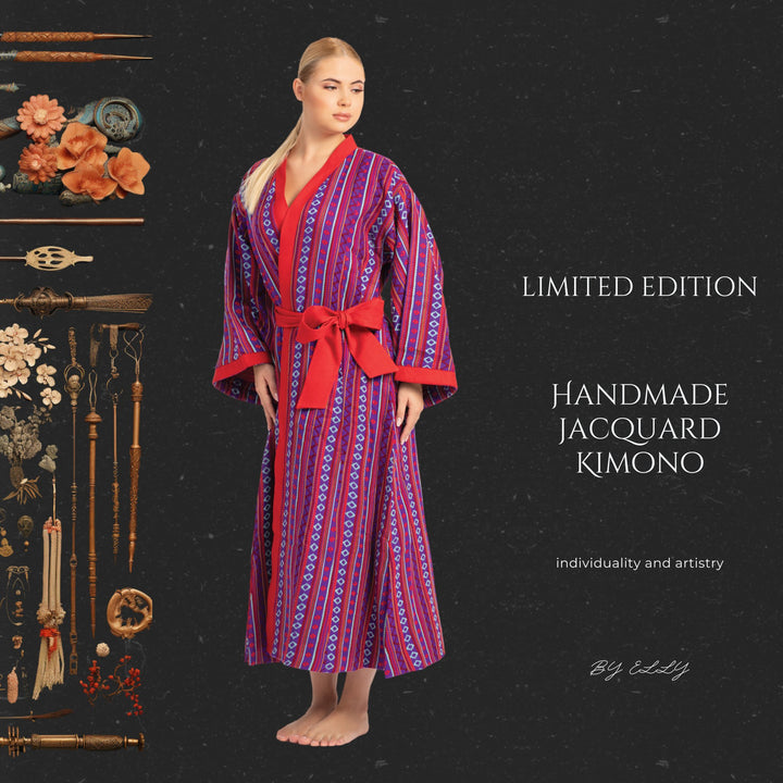 Handmade Limited Edition Multicolor Kimono - ELLY