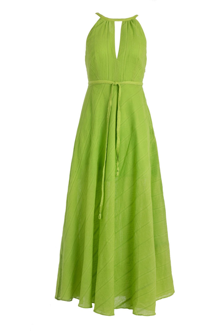 Leek Green Dress - ELLY