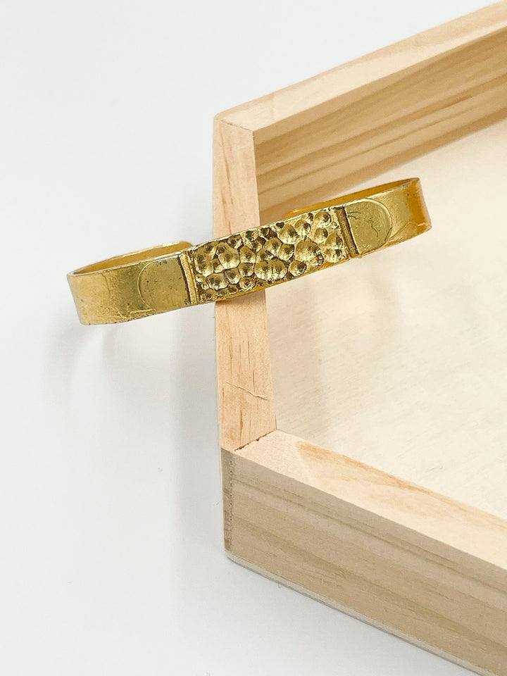 Rhodium coated brass bracelet - ELLY