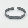 Rhodium coated brass bracelet  - ELLY
