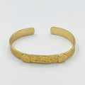 Rhodium coated brass bracelet - ELLY