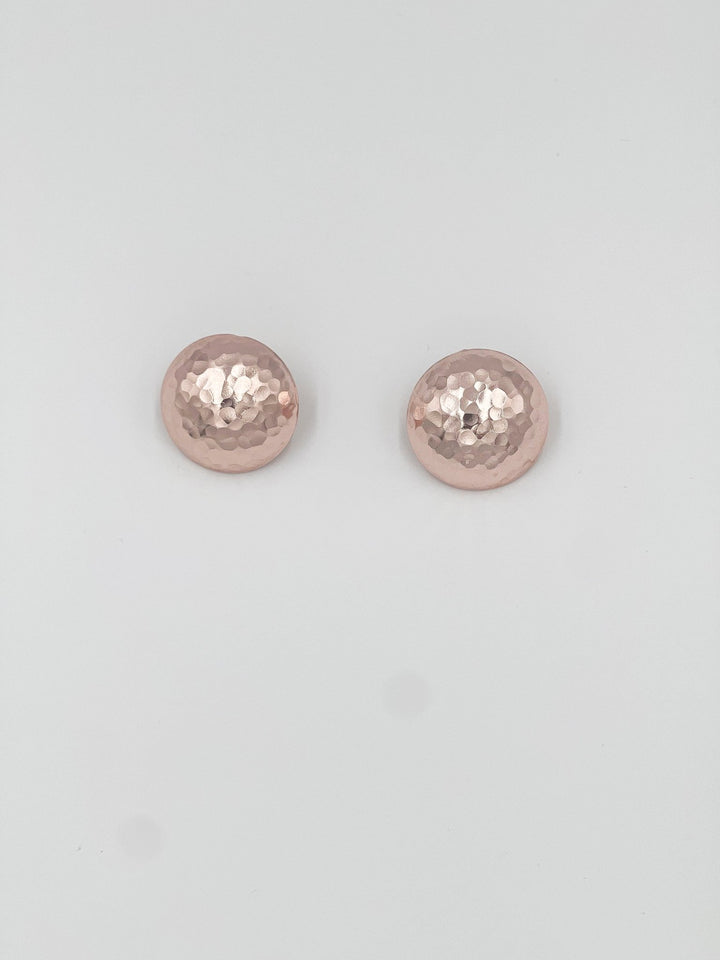 Rhodium coated brass earrings - ELLY