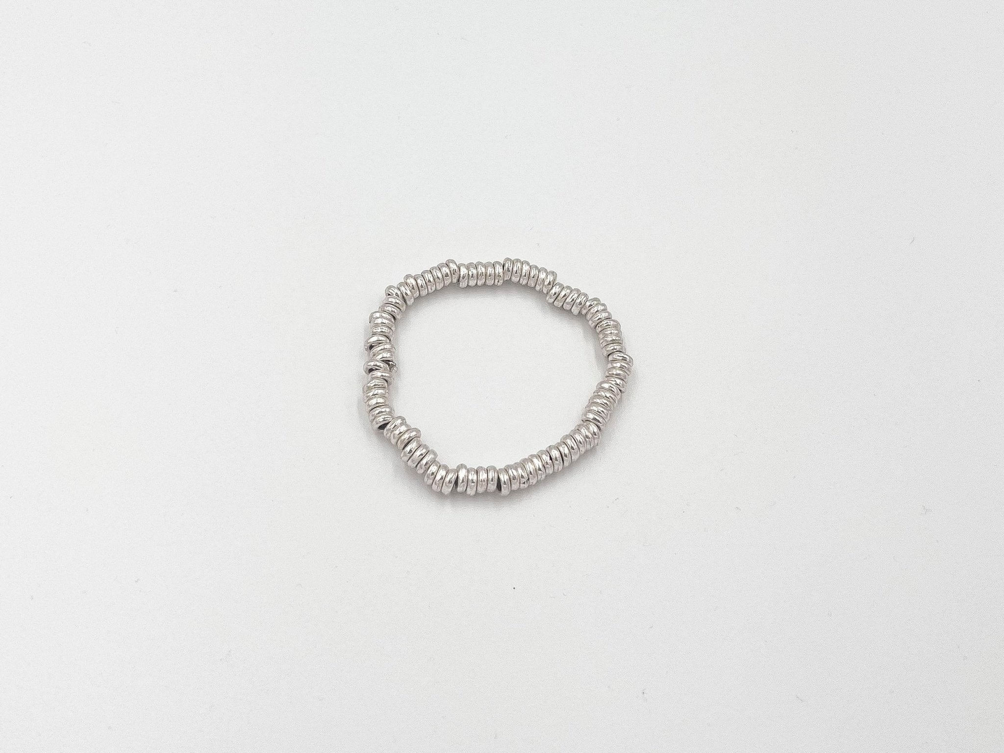 Silver plated brass bracelet - ELLY