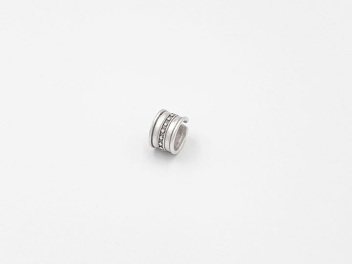 Silver plated brass ring - ELLY